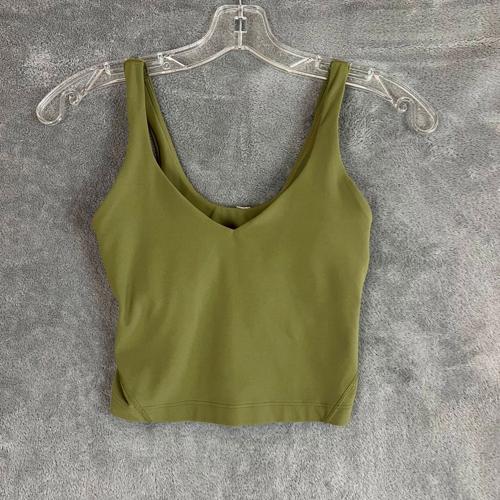 Lululemon Align Tank Top Womens 0 Foliage Green Performance Athleisure